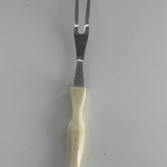 Cutco #1727 Carving Fork Pearl White Handle Made in USA - Picture 4 of 5
